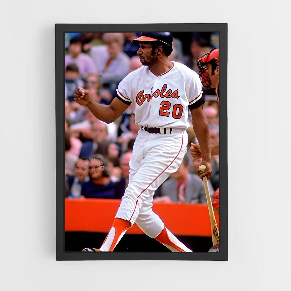 Poster Frank robinson – affiche Baseball (vue 2)